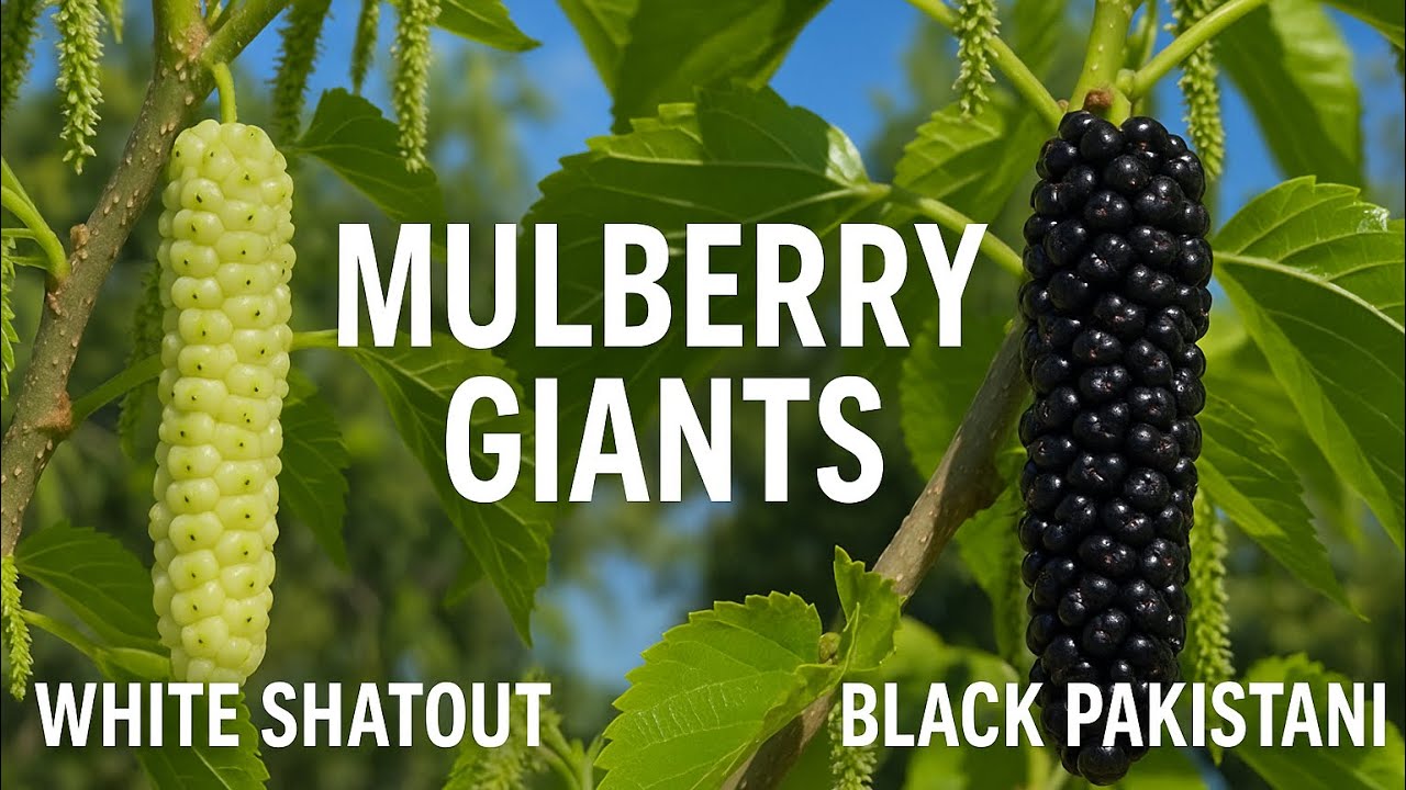 Белый шатун и пакистанская чёрная шелковица — самые продуктивные плодовые деревья для сада