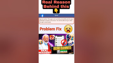 😥 Pubg Login Problem | App Not Active This App Is Not Accessible Right Now | Pubg FB Login Problem