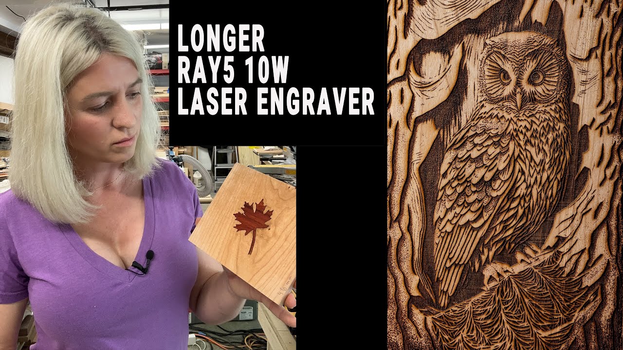 LGT Longer RAY5 10W Laser Engraver and 77pcs Laser Engraving Material Kit  DIY Material Package