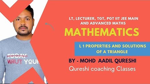 L 1 PROPERTIES AND SOLUTIONS OF A TRIANGLE FOR TEACHING AND ENGINEERING EXAM MATHEMATICS