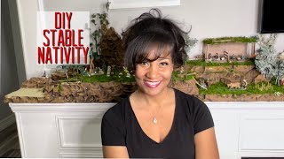 DIY Nativity Stable