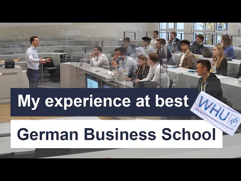 Studying at the best German Business School - WHU in Vallendar