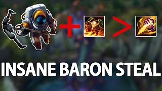 Insane Baron Steal - Sunfire OP...| Best LoL Moments (ft. Imaqtpie, Bjergsen, Wildturtle...)