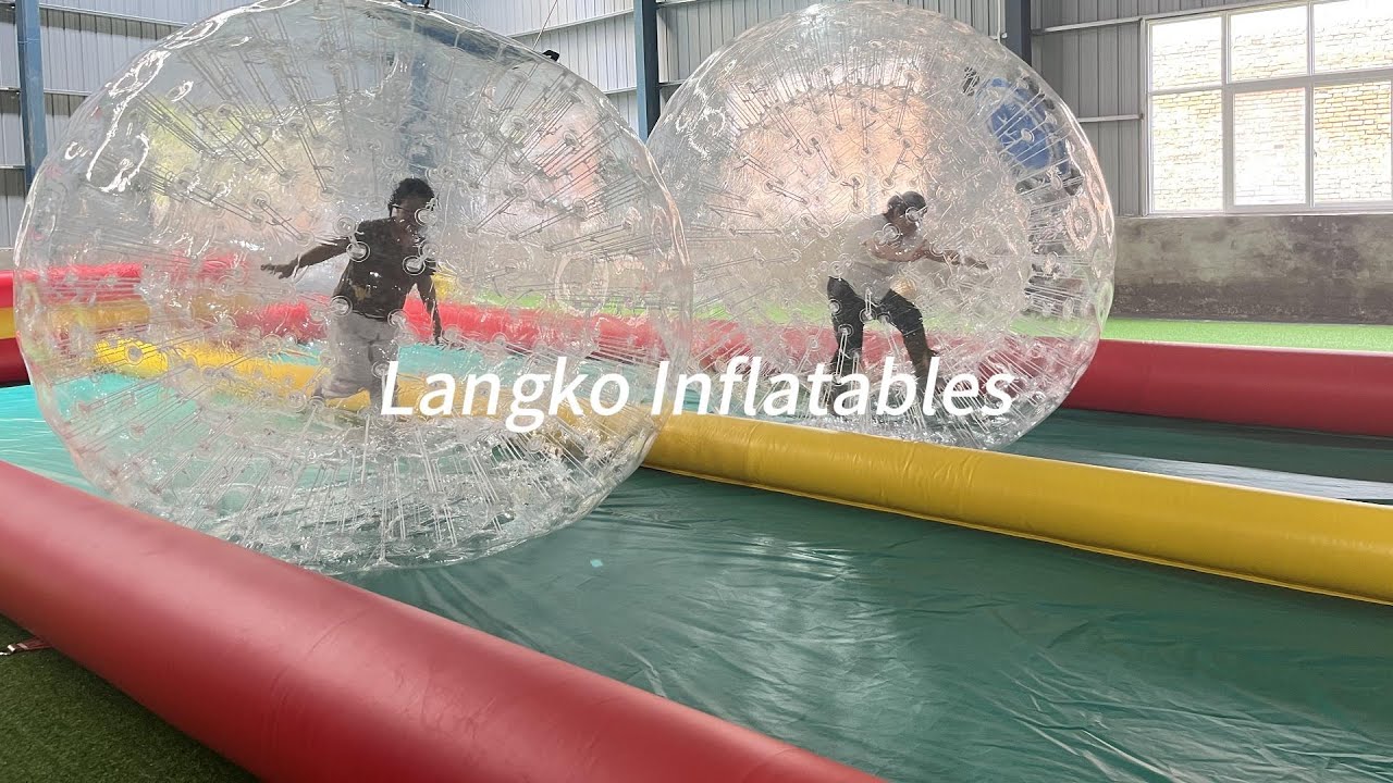 Inflatable zorb ball human hamster orb grass zorbing ball