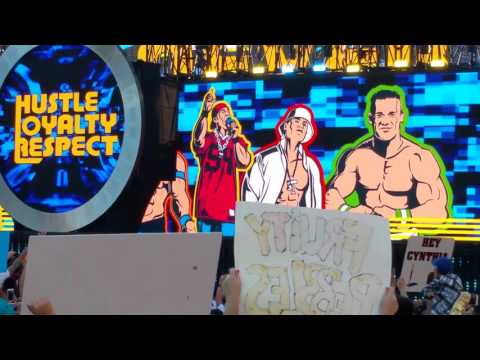 John Cena entrance at WrestleMania 31