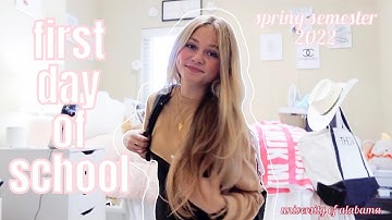 EERSTE DAG OP DE UNIVERSITEIT | voorjaarssemester 2022 | Universiteit van Alabama
