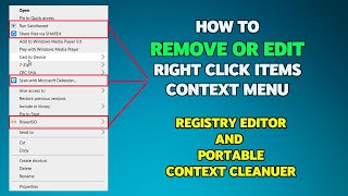 Famous How to EDIT or REMOVE right Click items Context Menu in Windows 10 using Registry Editor and Context Wealth
