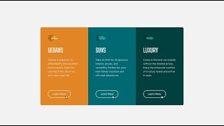 Frontend Mentor 3 column card section