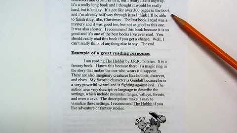 Introduction to writing a reading response