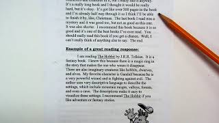 Introduction to writing a reading response