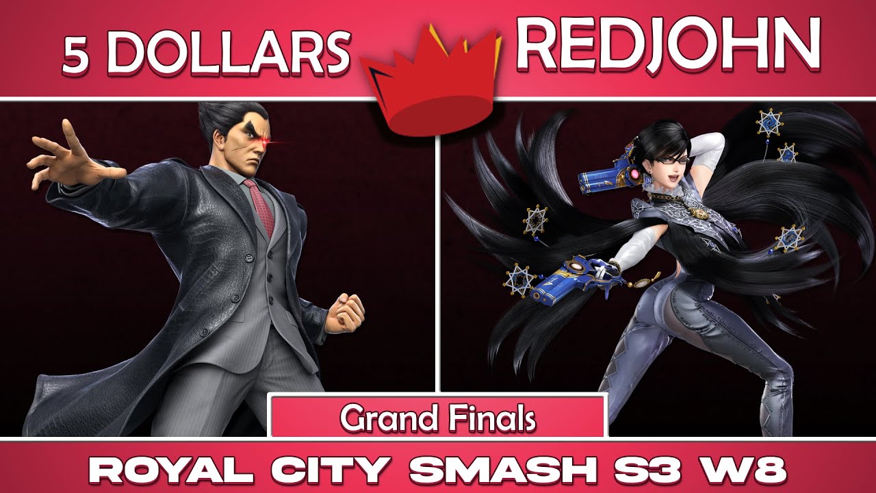 RCS S03 W08 | 5 DOLLARS (Kazuya) vs REDJOHN (Bayonetta) | Grand Finals | SSBU Ultimate Tournament