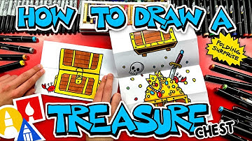 How To Draw A Treasure Chest Folding Surprise