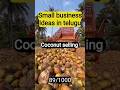 Coconut Selling Business Small Business Ideas In Telugu Business Smallbusinessideas
