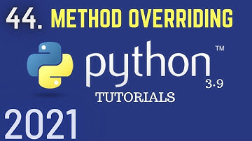Python 3.9 Tutorials: Method Overriding In Python| Types Of Polymorphism | Polymorphism |Inheritance