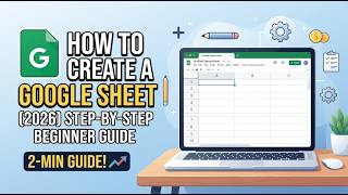 How to Create a Google Sheet 2026 Step by Step Beginner Guide 2 Min