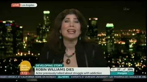 Yvonne Thomas Ph. D. Interviewed About Death of Robin Williams