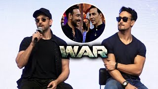 Ajay Devgn और Akshay Kumar के Comment पर बोले Hrithik Roshan | WAR Success Celebration