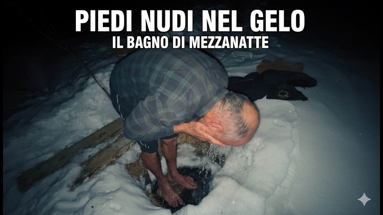 VITA ESTREMA #16 | PIEDI NUDI NEL GELO | IL BAGNO DI MEZZANOTTE