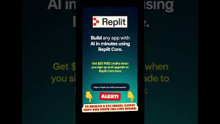 #replit CREDIT ALERT: Build Any App with AI in Minutes + Get $25 FREE Replit Credit! 🚀 #referralcode