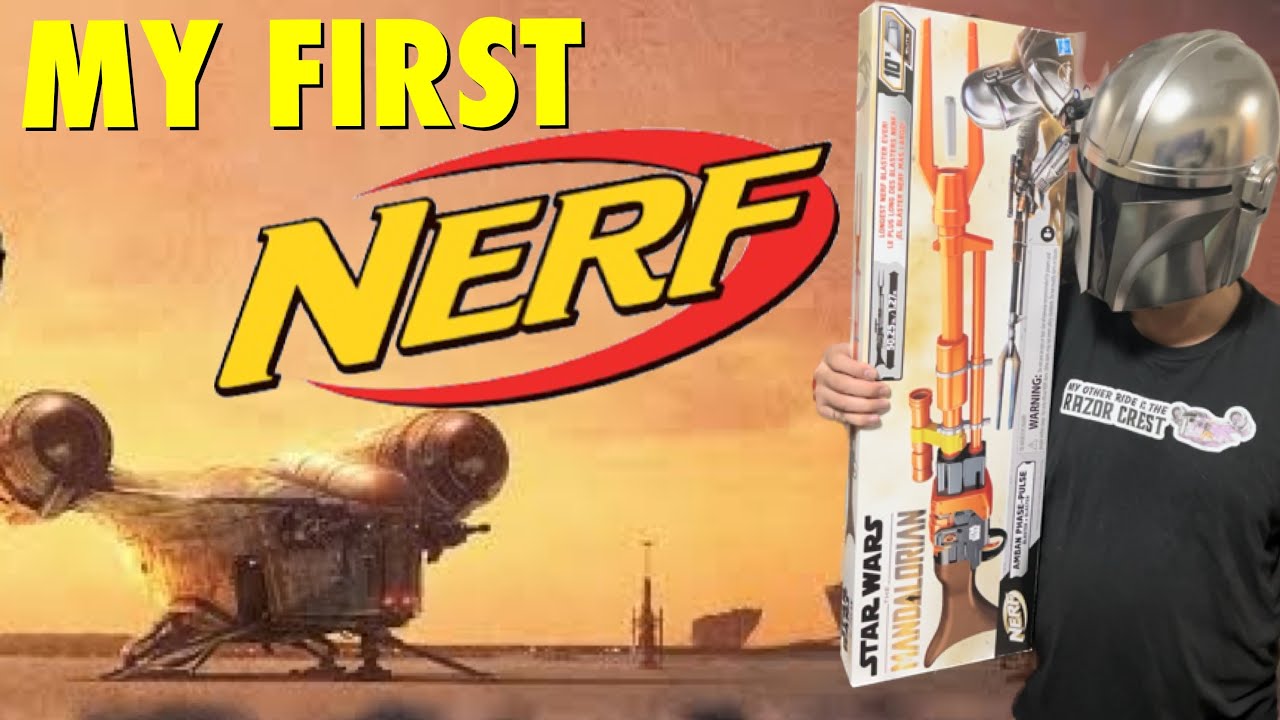 MY FIRST NERF GUN - Mandalorian Amban Phase-Pulse Blaster