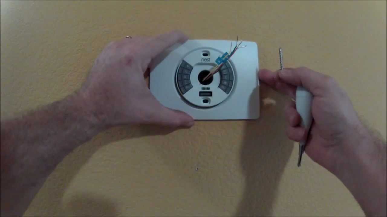 How To Install Nest Trim Plate 2nd Generation Nest Install with trim plate - YouTube