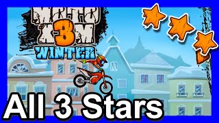 How to Beat Moto X3M Winter 🏆 WIN All Levels 3 Stars (Gameplay) y8.com screenshot 5