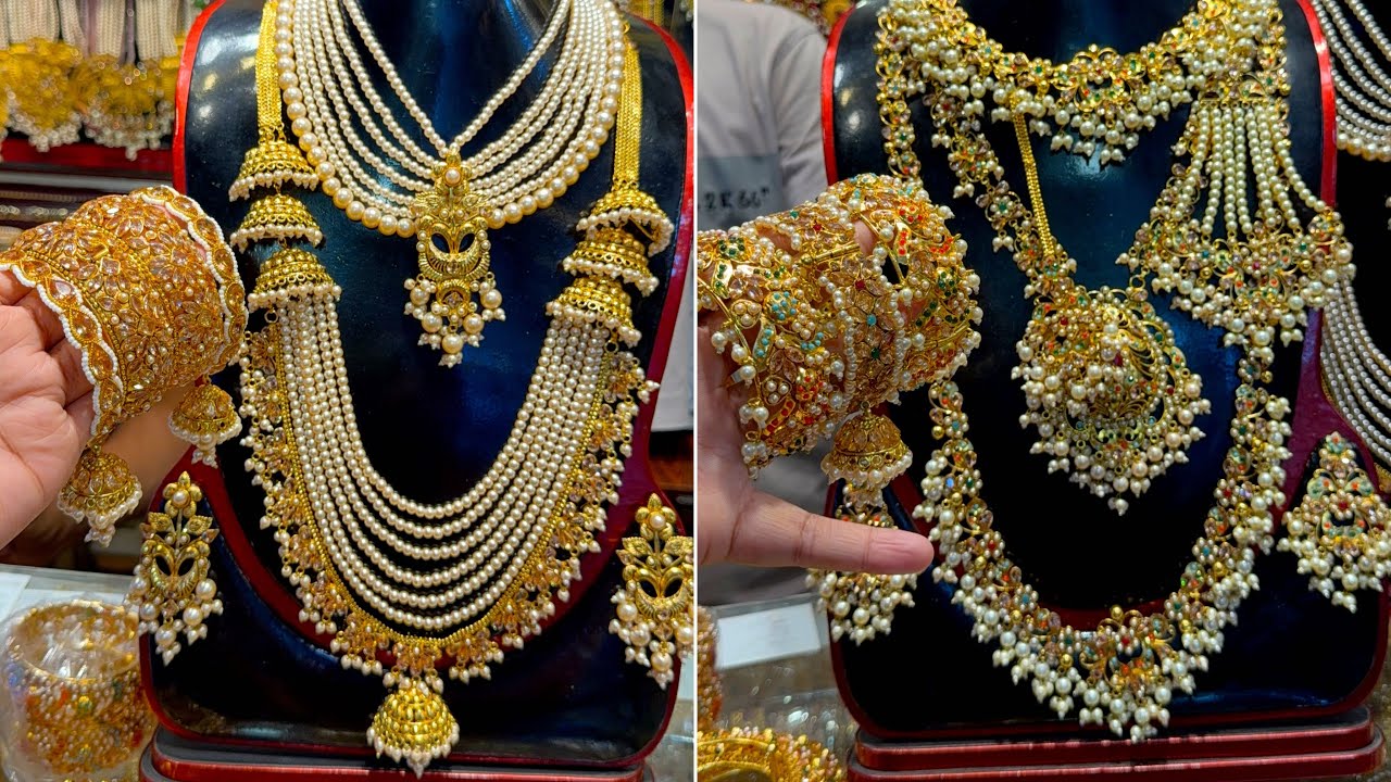 নজড়কাড়া পার্ল/নবরত্ন/জয়পুরি ডিজাইনের ব্রাইডাল জুয়েলারি | Eid collection designer jewellery 2025