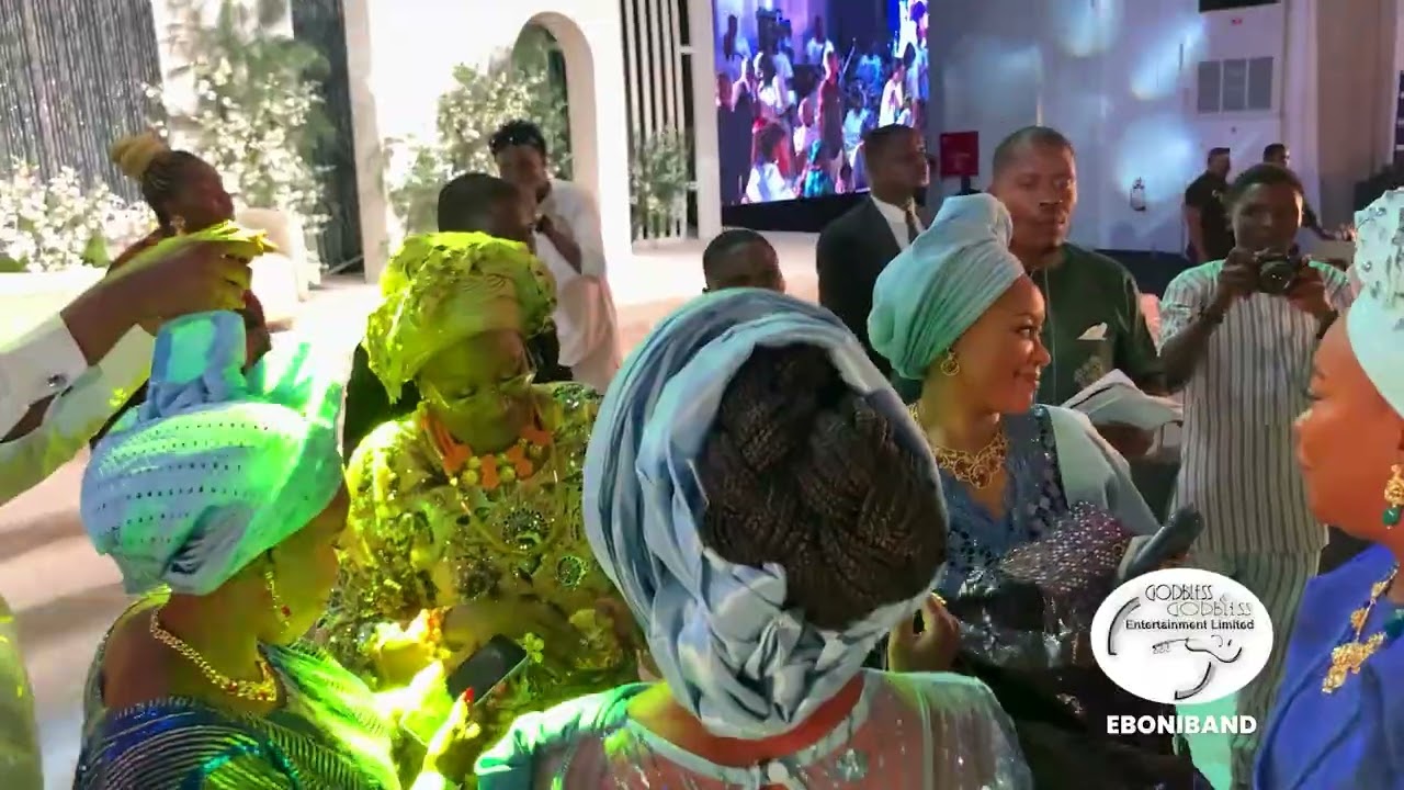 Godbles and Eboniband Performed at a Wedding Celebration in Lagos 