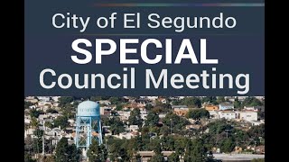 Special City Council Meeting - Tuesday, October 15, 2019