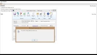 Batch Posting in Dynamics GP: detecting and notifying users, editing documents to release them