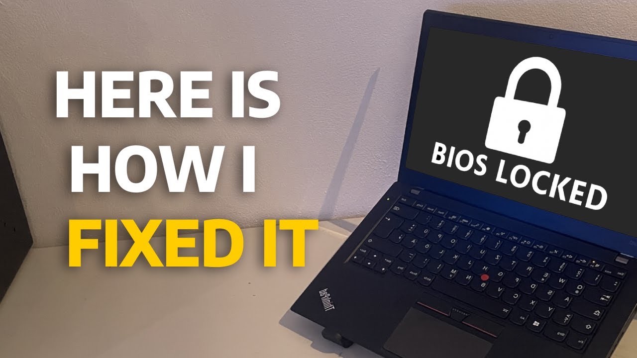 How I Bypassed a BIOS Password on a ThinkPad (Full Tutorial)
