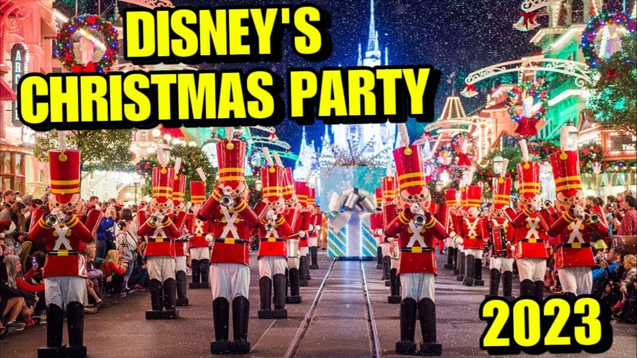 Mickey Christmas Party 2023 Parade YouTube
