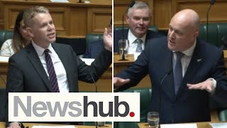 'Arsonist', 'pathetic': Gloves come off during fiery first day at Parliament | Newshub