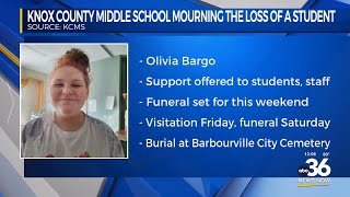 Knox County Middle School mourns loss of student