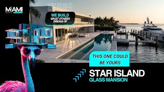 Inside a Miami Star Island Glass Mansion | Helipad, Yacht Dock & Vintage Porsches