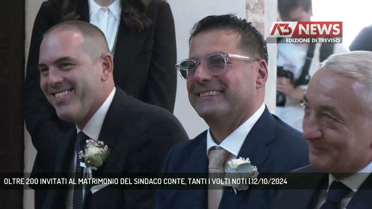 OLTRE 200 INVITATI AL MATRIMONIO DEL SINDACO CONTE, TANTI I VOLTI NOTI | 12/10/2024