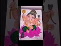 Cute Ganesha drawing using color pencils & crayons 🐘🎨 | Start to finish processWatch till end ❤️