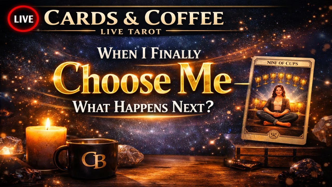 🔴 CARDS & COFFEE | When I Finally Choose Me — What Happens Next? ☕ #mrcosmic #livetarot thumbnail