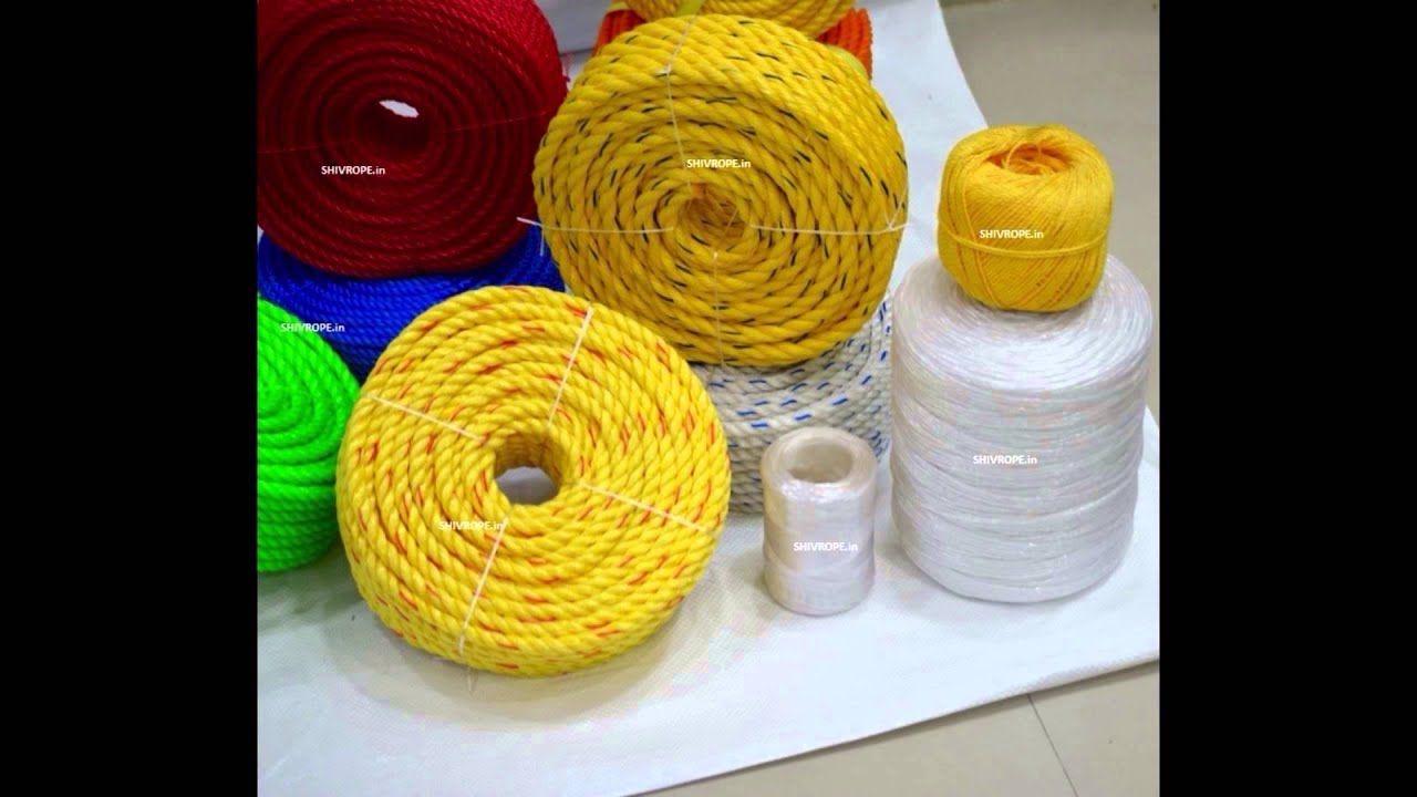 PP/HDPE ROPE, BALER TWINE, MONO ROPE (SHIVROPE.in). - YouTube