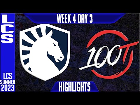 TL vs 100 Highlights | LCS Summer 2023 W4D3 | Team Liquid vs 100 Thieves