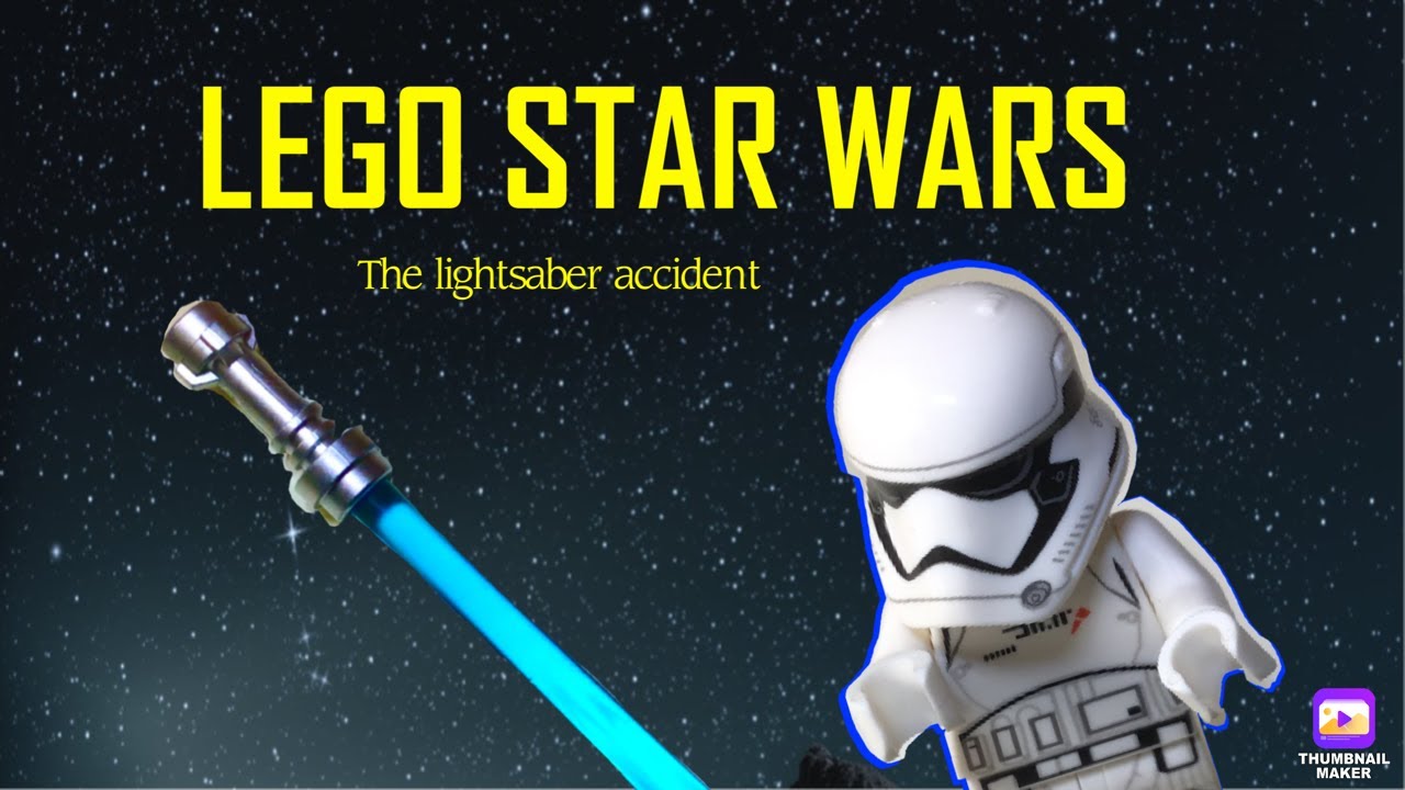 A LIGHTSABER ACCIDENT! A lego stop motion YouTube