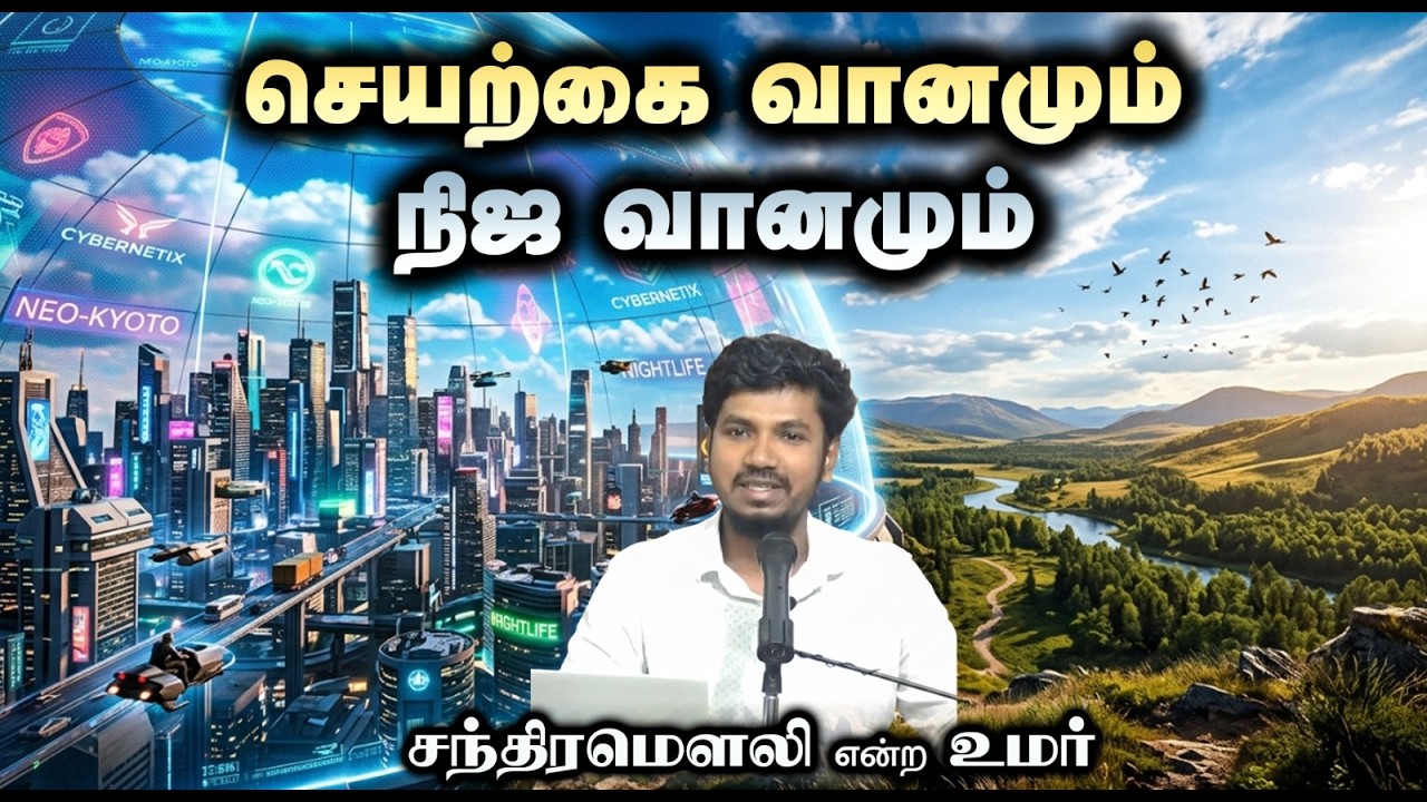 செயற்கை வானமும் நிஜ வானமும்┇சந்திரமௌலி என்ற உமர்┇19-04-2026┇Way to Paradise