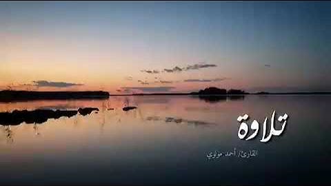 القارئ أحمد مولوي
