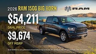 Dahl Chrysler Dodge Jeep RAM Rhinelander June 2026 EXT