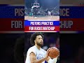 Pistons Shootaround Ahead Of Matchup Against Bucks