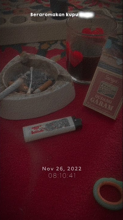 sambut pagi dengan secangkir kopi dan sebatang rokok ☕🚬