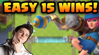 EZ 15 WIN BOOSTED FIRECRACKER CHALLENGE! - Clash Royale