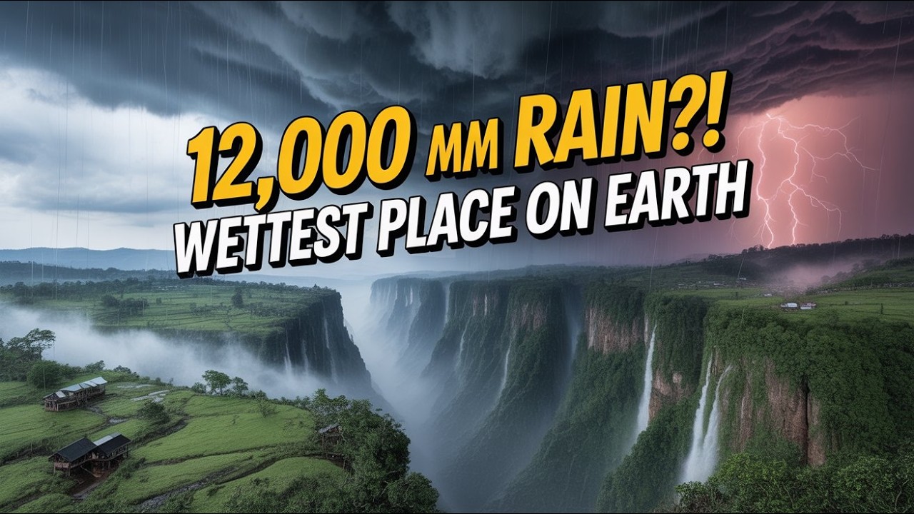 Why Meghalaya Is the Wettest Place on Earth | Mawsynram & Cherrapunji Rainfall Mystery Explained