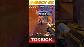 CAN WE COUNT THIS AS AN ACE #valorant #toxsick_14 #breachplays #acevalorant #1v5valorant #shorts