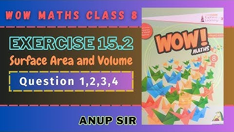 Ex 15.2 Question 1,2,3,4 | Chapter 15 wow maths class 8 | class 8 wow maths @DANGICLASSES